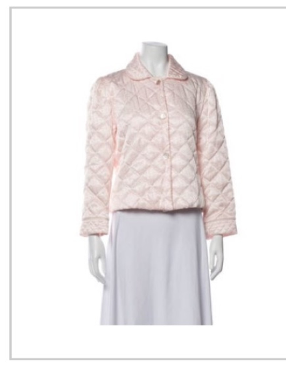 Vintage Christian Dior Pink Quilted Jacket